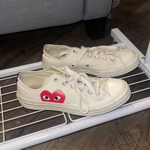 comme de garcons converse sneakers